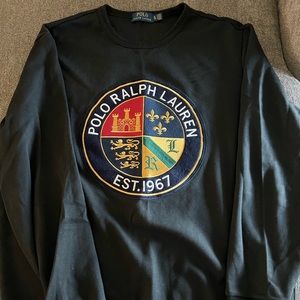 Polo Ralph Lauren Crew Black sweat shirt